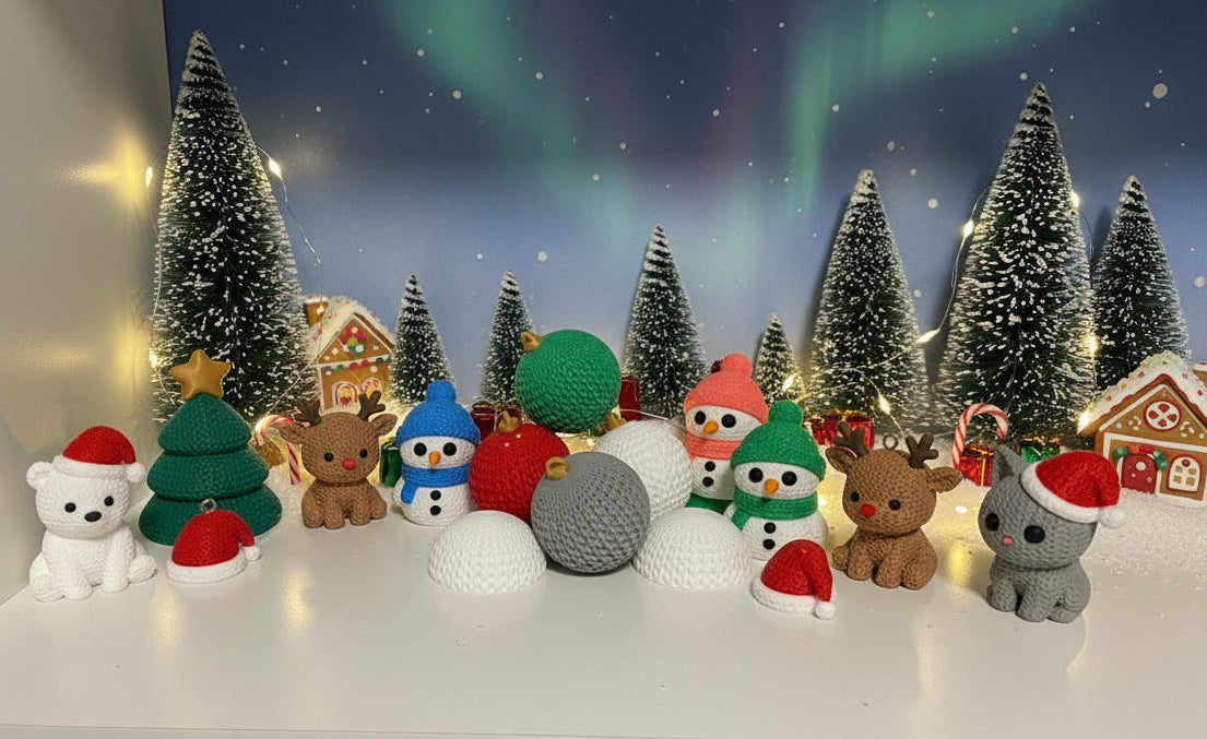 Knitted Snowman