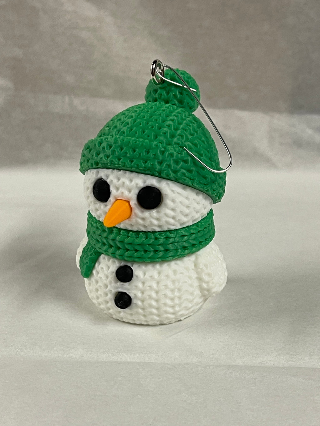 Knitted Snowman Ornament