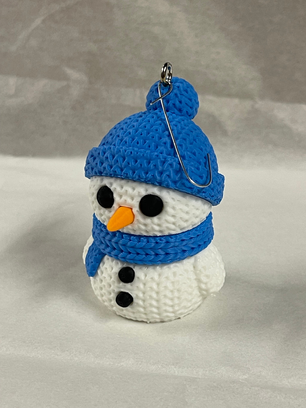 Knitted Snowman Ornament
