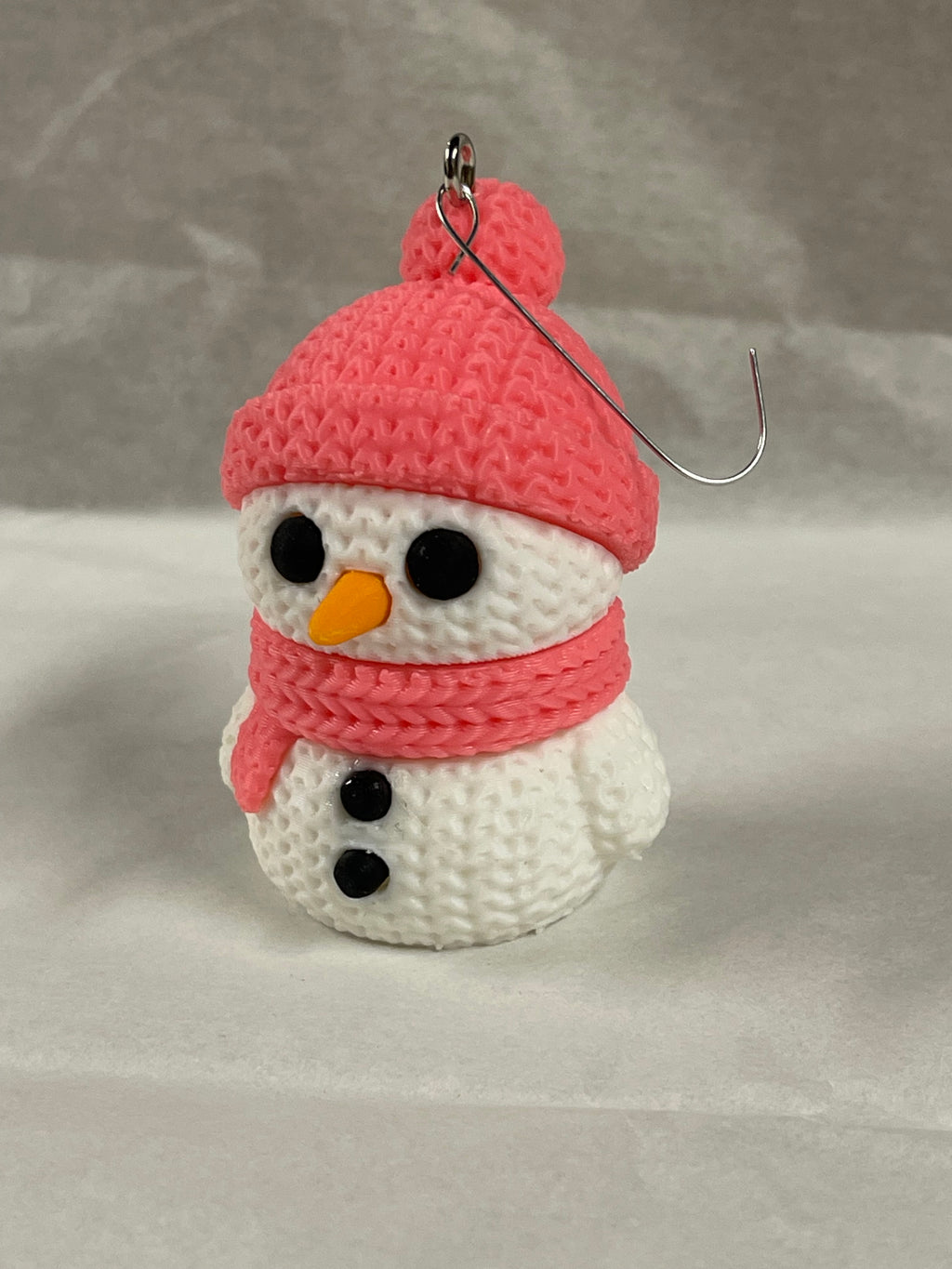 Knitted Snowman Ornament